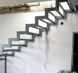 Ограждение лестницы из профильной трубы Саратов