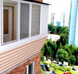 Отделка балкона сайдингом Саранск