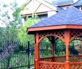 Открытая беседка для дачи с мангалом Ульяновск