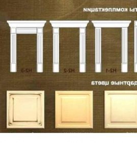 Пластиковые наличники на двери Владивосток