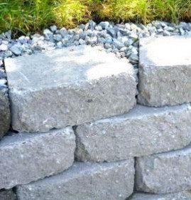 Подпорная стенка из бетонных блоков Санкт-Петербург