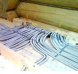 Прокладка кабеля в металлической трубе Санкт-Петербург