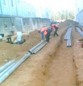 Прокладка кабеля в земле на дачном участке Кемерово