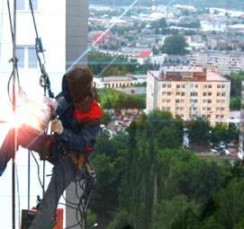 Промышленный альпинизм: утепление Новосибирск
