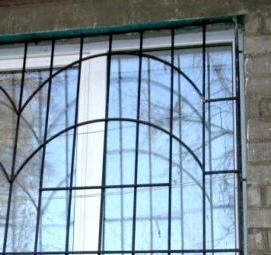 решетки на окна внутренние распашные Омск
