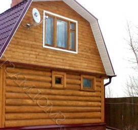 сруб 4х4 м из бревна Самара