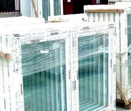 стандартное двухстворчатое пластиковое окно Тольятти
