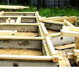 строительство фундаментов деревянных домов Новосибирск
