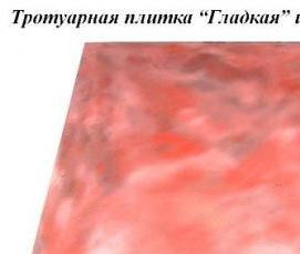 Тротуарная плитка гладкая Нальчик