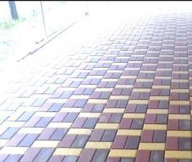 Тротуарная плитка желтого цвета Пермь