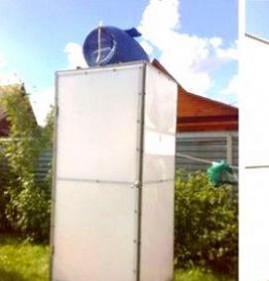 туалетная кабина из поликарбоната для дачи Москва