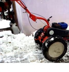 уборка снега мотоблоком Рязань