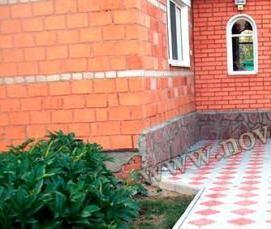 Укладка тротуарной плитки Двухцветная Самара