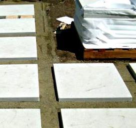 Укладка тротуарной плитки на бетон Уфа