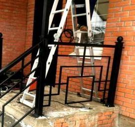 уличные ограждения лестниц металлические Самара