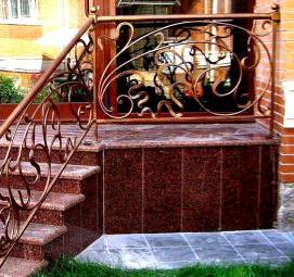 Входные перила на крыльцо Хасавюрт