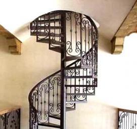 Винтовая металлическая лестница на заказ Тольятти