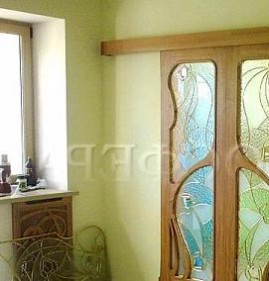 Витражные межкомнатные двери Москва