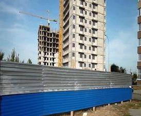 Временное защитное ограждение с монтажом Новокуйбышевск