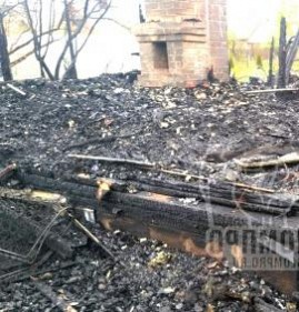 Вывоз мусора после пожара на даче Хасавюрт