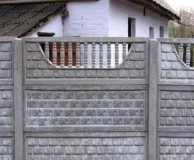 Забор бетонный декоративный наборный под ключ Красноярск