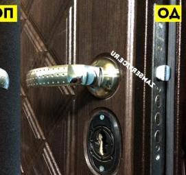Замена личинки замка входной металлической двери Омск