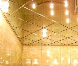 Зеркальный натяжной потолок Рязань