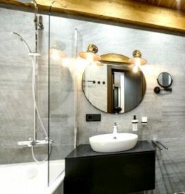 Зеркало в ванную в стиле лофт Москва