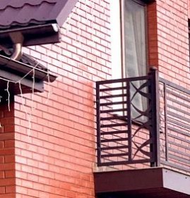 Железные перила на балкон Иркутск