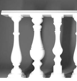 3д балясины - вариант 4
