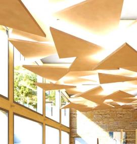 Акустические сэндвич-панели - тип 1