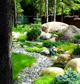 Альпийский ландшафтный дизайн - модель 1