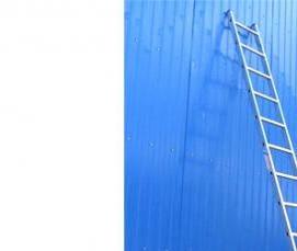 Алюминиевая лестница 11 ступеней - вариант 2