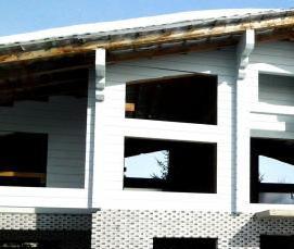 Алюминиевое витражное остекление - модель 1