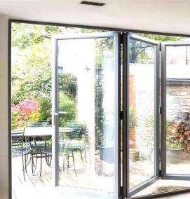 Алюминиевые балконные двери - модель 4