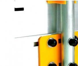 Алюминиевые лестницы с широкими ступенями - модель 1