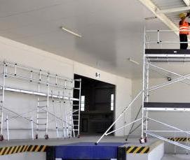 Алюминиевые лестницы с широкими ступенями - модель 2