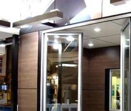 Алюминиевые межкомнатные двери - модель 1