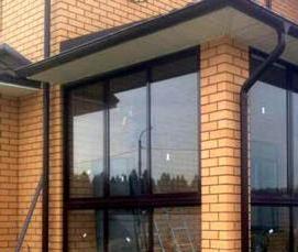 Алюминиевые окна белые - тип 4