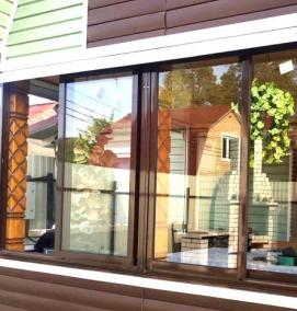 Алюминиевые окна - тип 1