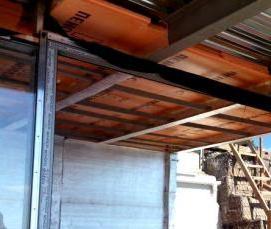 Алюминиевые окна гармошка - модель 2