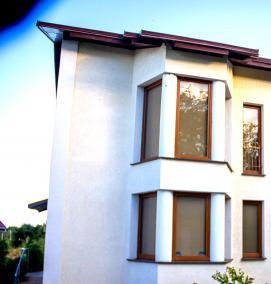 Алюминиевые окна в дом - вариант 4