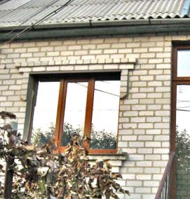 Алюминиевые окна в дом - вариант 2