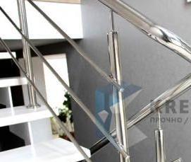 Алюминиевые перила - вариант 1