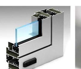 Алюминиевые пластиковые окна - вариант 3