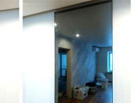 Алюминиевые раздвижные межкомнатные двери - тип 3