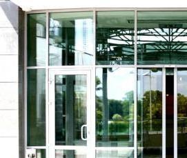 Алюминиевые витражные окна - модель 1