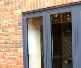 Алюминиевые витражные окна - модель 3