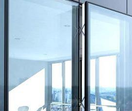 Алюминиевые витражные окна - модель 2