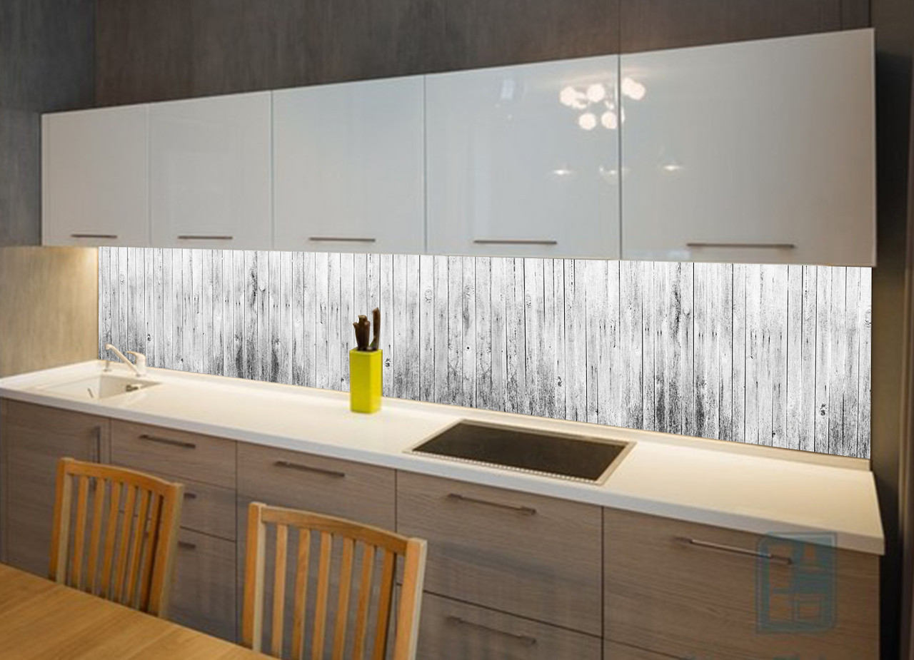 Алюминиевый фартук для кухни - вариант 4